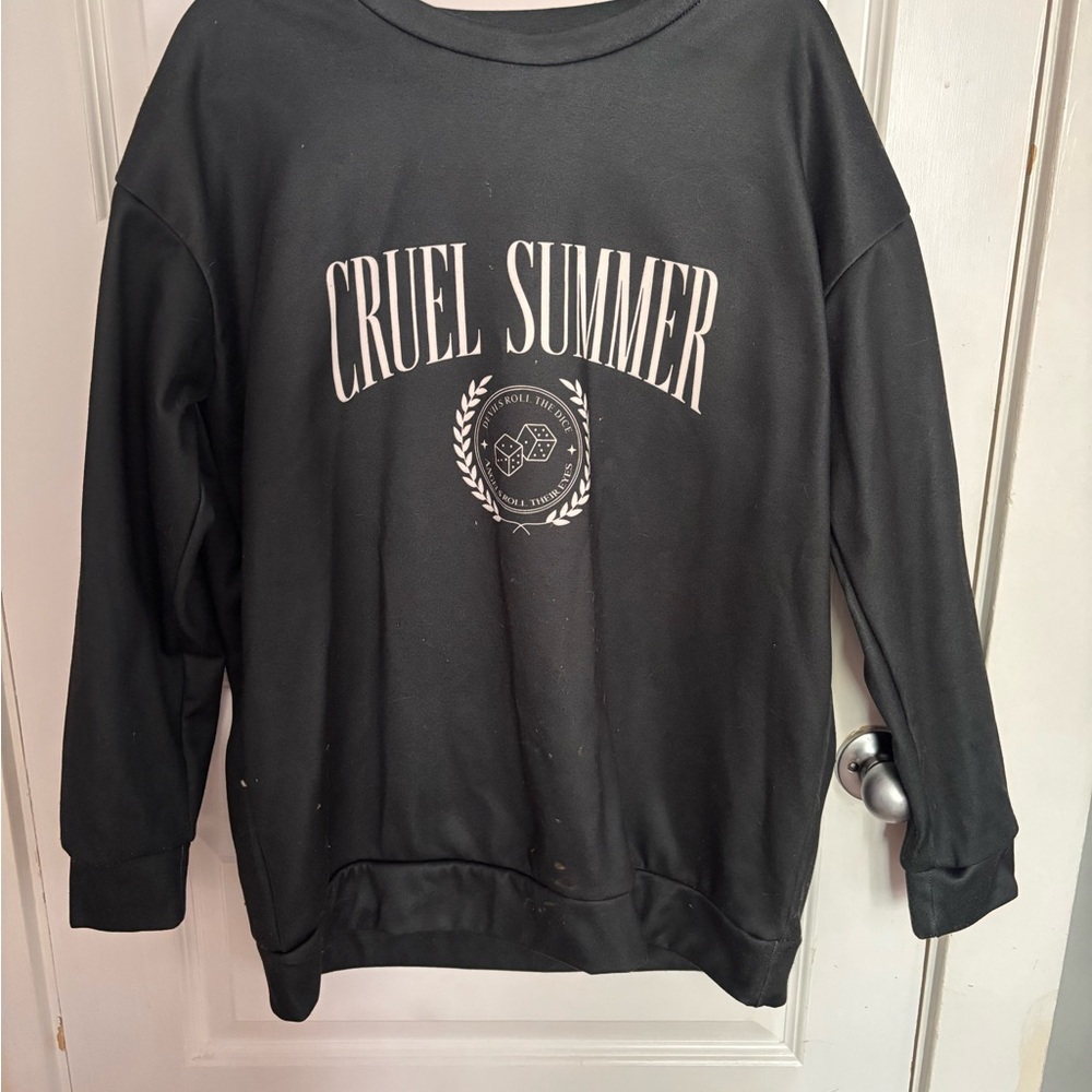 Black “Cruel Summer” Women's Sweater